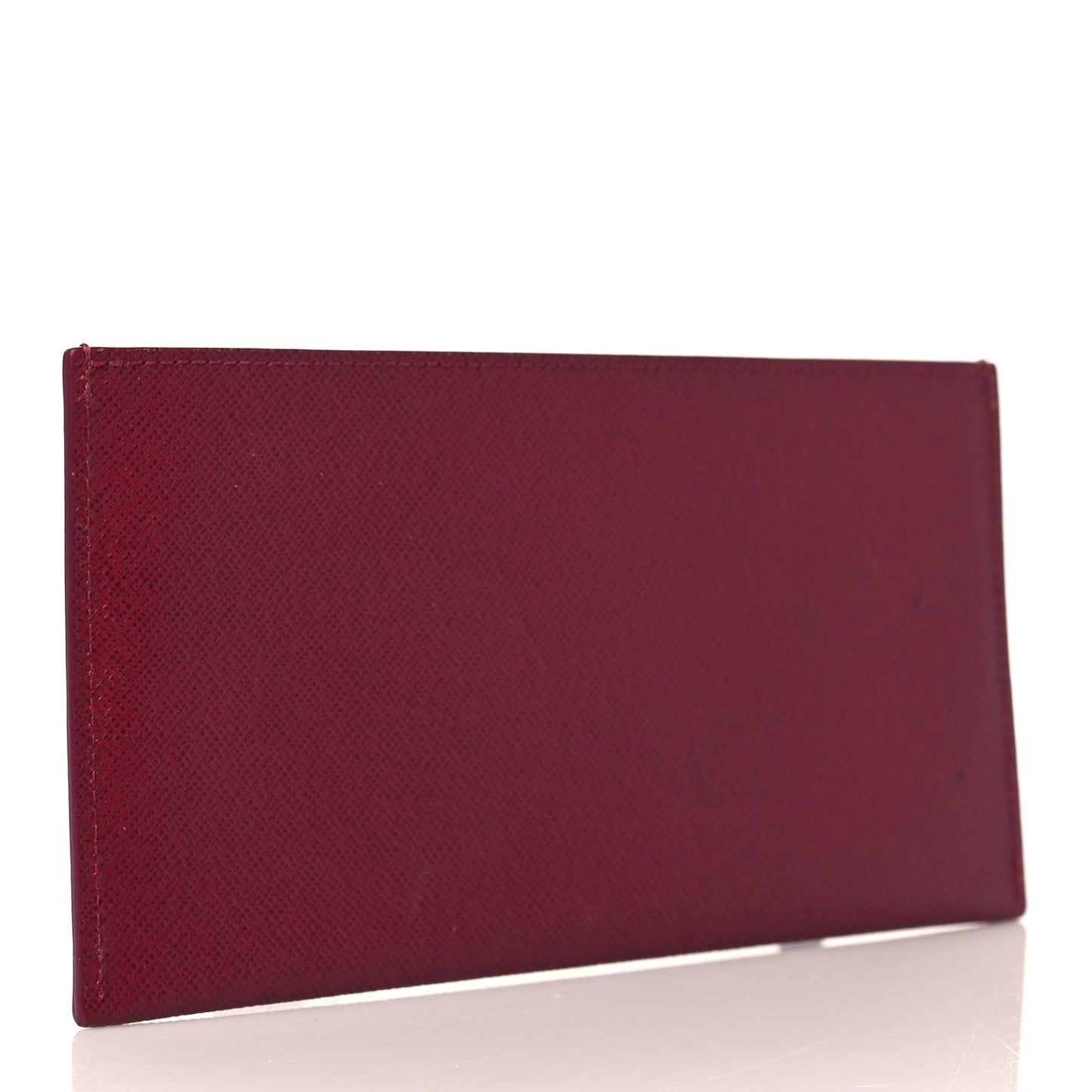 Calfskin Felicie Card Holder Insert Fuchsia