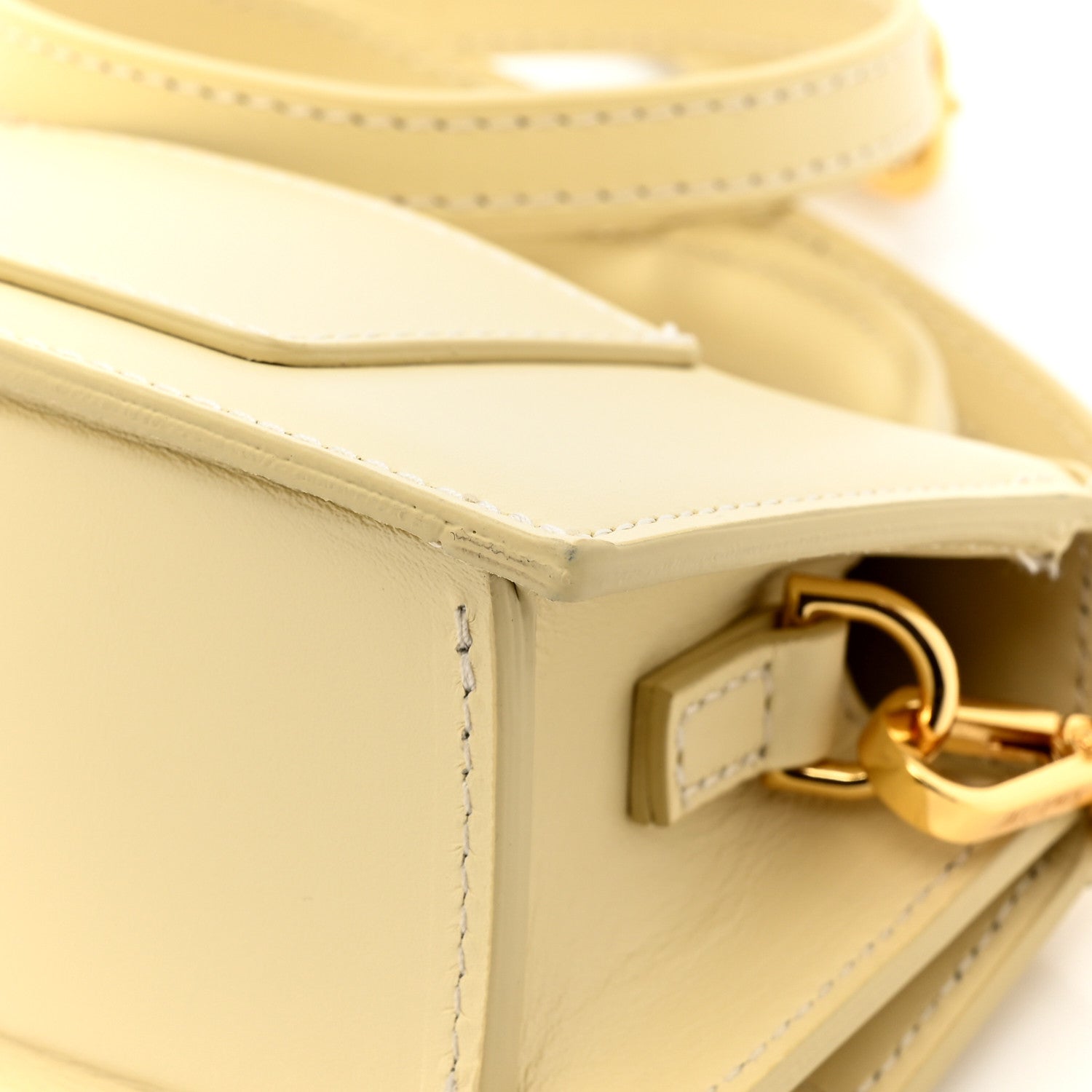 Jacquemus Smooth Calfskin Le Bambino Pale Yellow 14 of 14