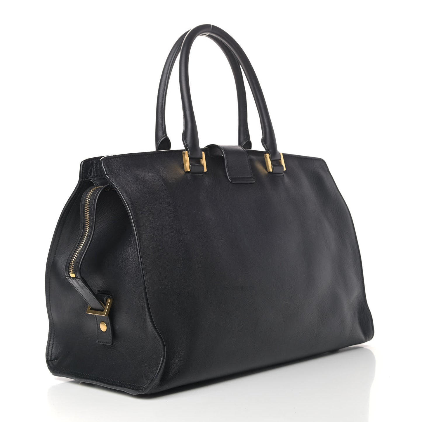 Calfskin Medium Classic Y Cabas Black