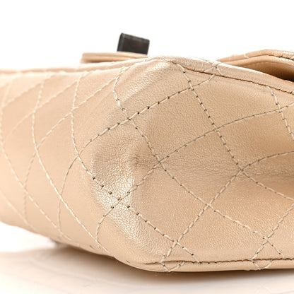 Chanel Metallic Sheepskin Quilted 2.55 Reissue Mini Flap Beige 10 of 11