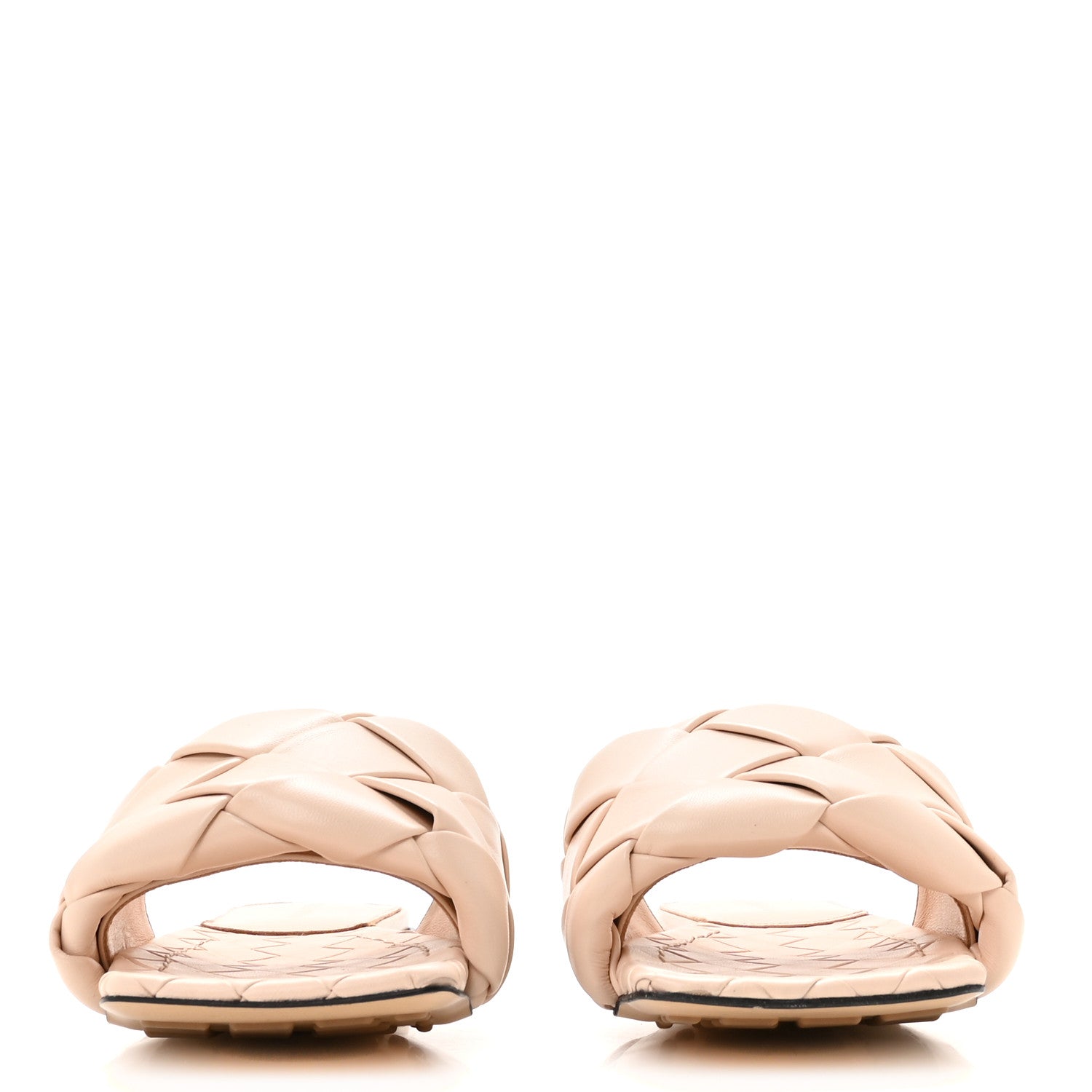 Bottega Veneta Nappa Maxi Intrecciato Lido Flat Sandals 38.5 Bandage 3 of 8