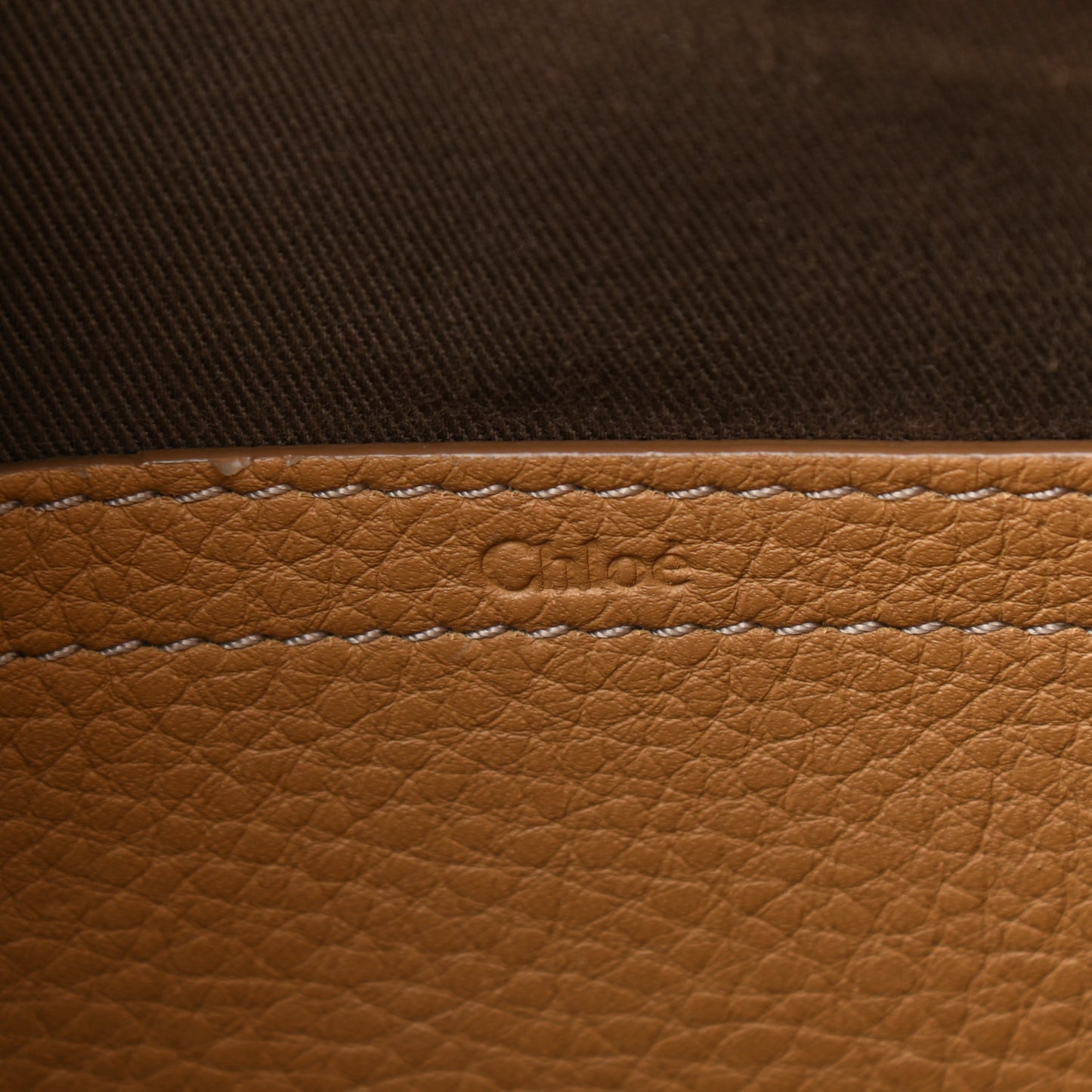Calfskin Medium Marcie Round Crossbody Bag Milky Coffee