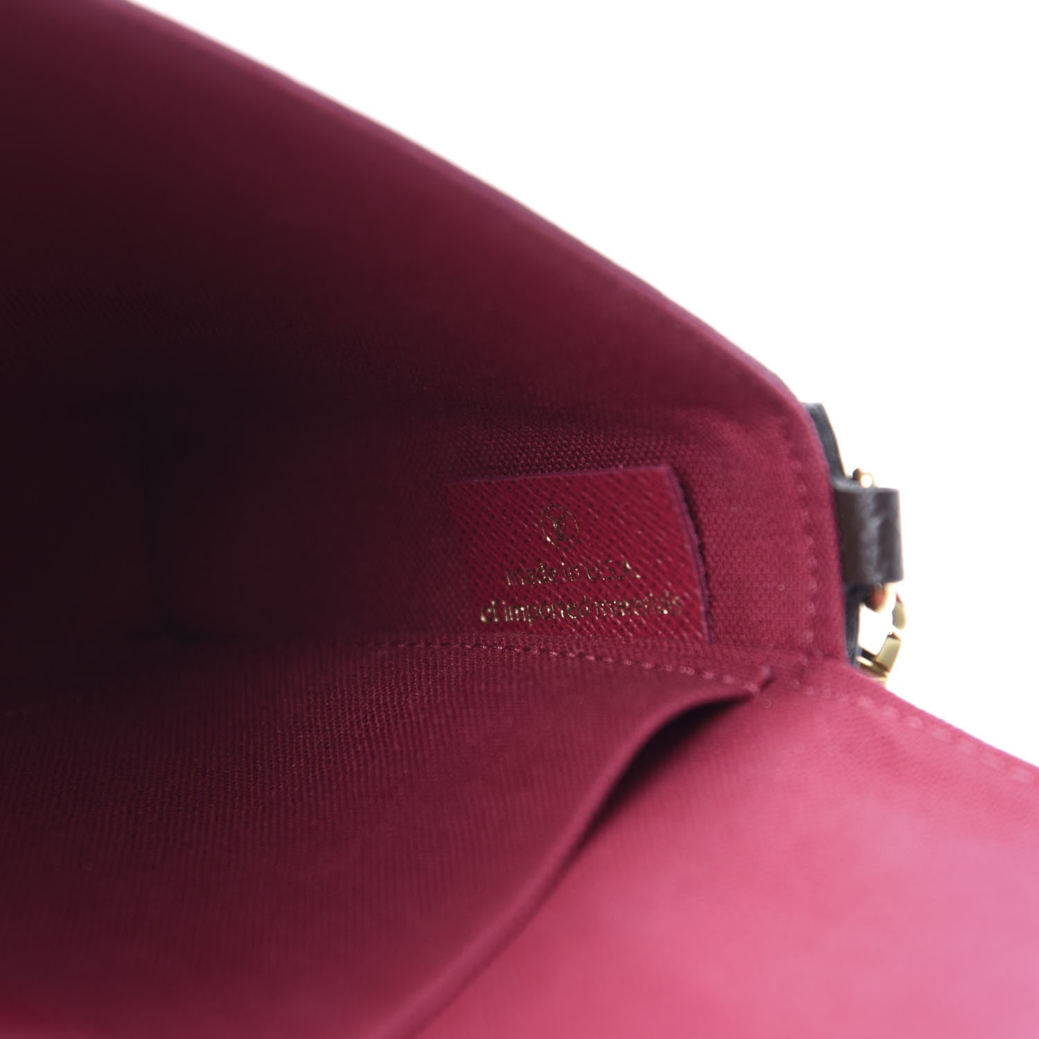 Louis Vuitton Monogram Pochette Felicie Chain Wallet Fuchsia 11 of 14