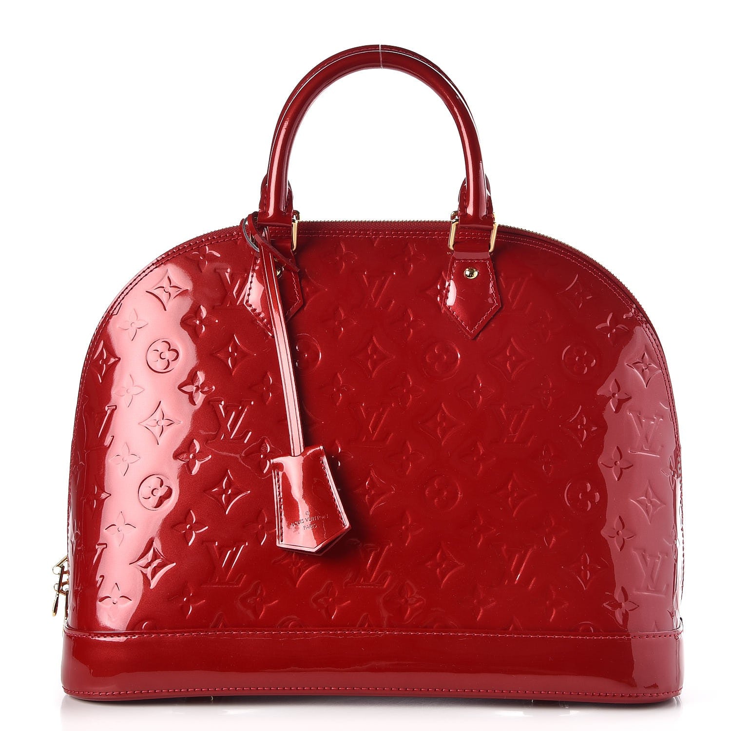 Louis Vuitton Vernis Alma MM Pomme D'Amour 1 of 7