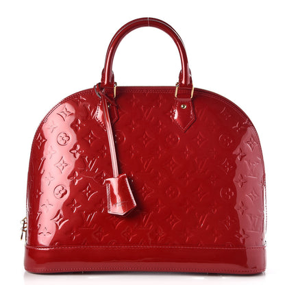 Louis Vuitton Vernis Alma MM Pomme D'Amour 1 of 7