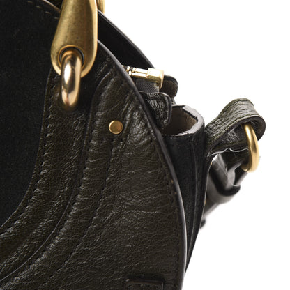 Chloe Calfskin Suede Small Pixie Bag Intense Green 11 of 12