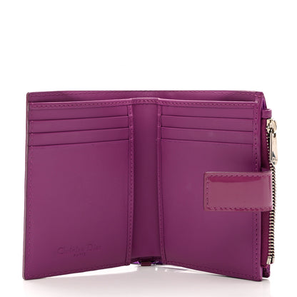Christian Dior Patent Cannage Lady Dior Eden Wallet Purple 5 of 6