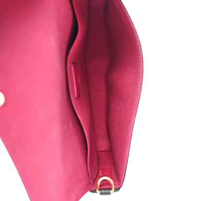 Louis Vuitton Monogram Pochette Felicie Chain Wallet Fuchsia 6 of 16
