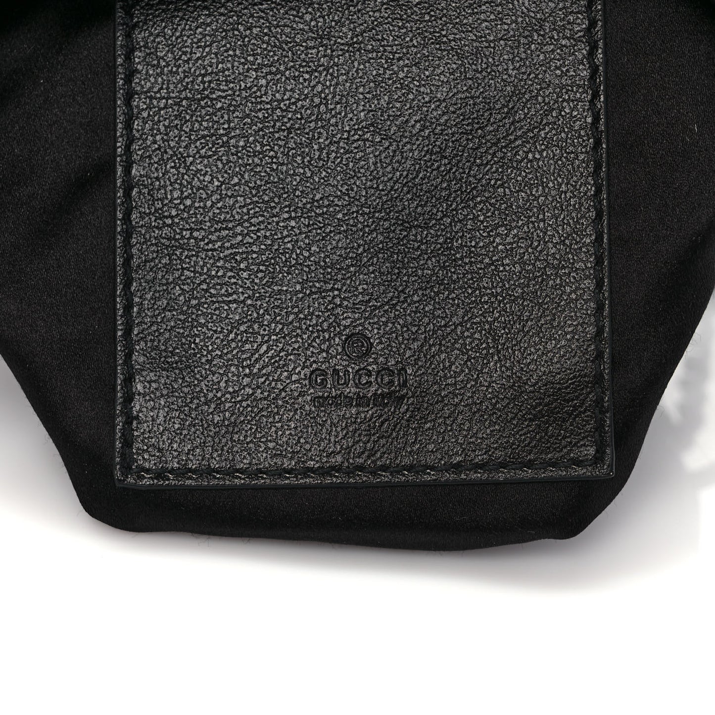 Sequin Mini GG Marmont 2.0 Bucket Bag Black