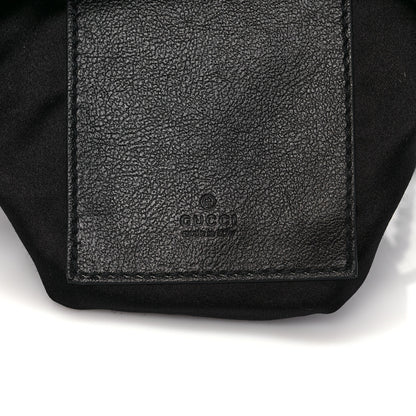 Gucci Sequin Mini GG Marmont 2.0 Bucket Bag Black 5 of 7