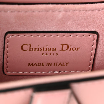 Christian Dior Smooth Calfskin Mini Saddle Bag Antique Pink 6 of 10
