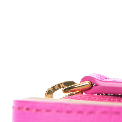 MCM Coated Canvas Zip Around Wallet Electric Pink 14 of 20