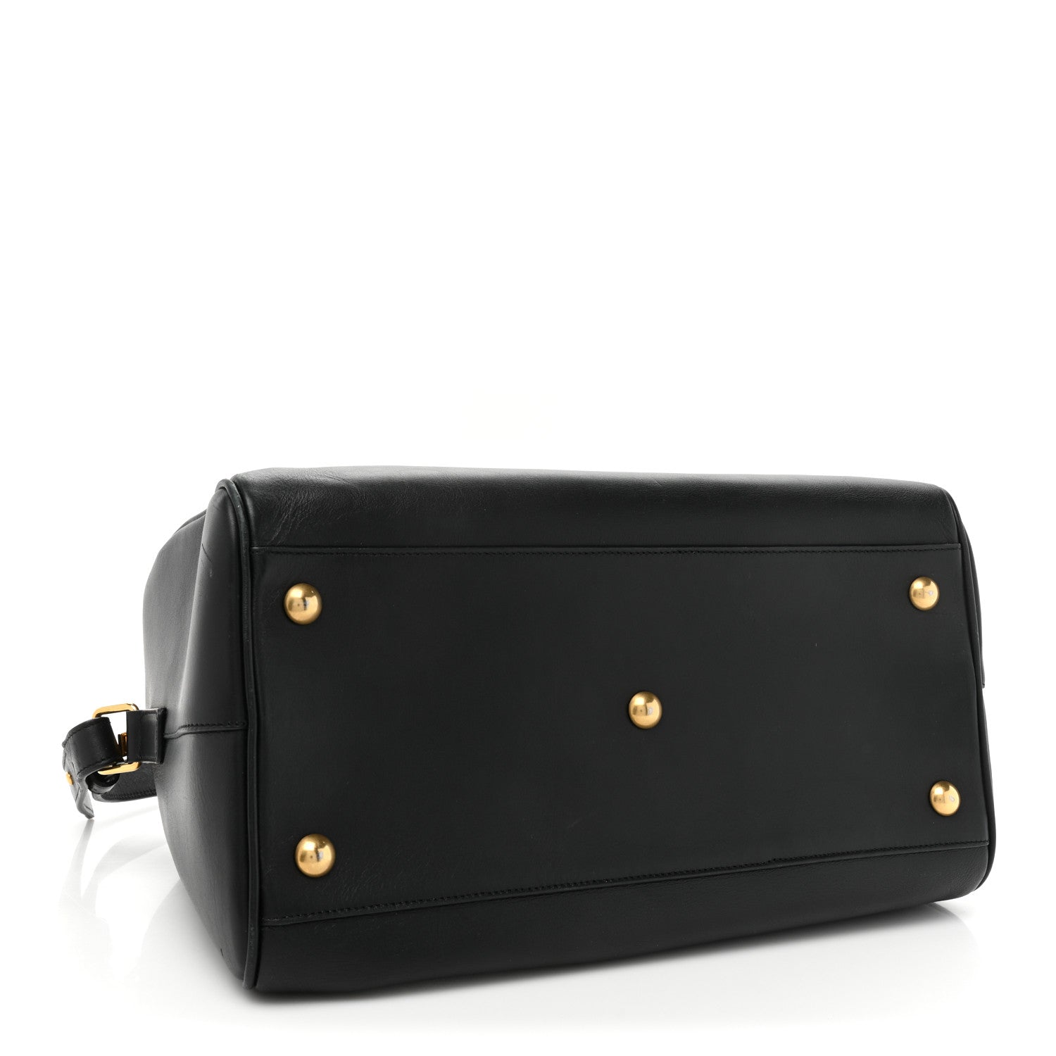 Saint Laurent Calfskin Classic Duffle 6 Black 4 of 16
