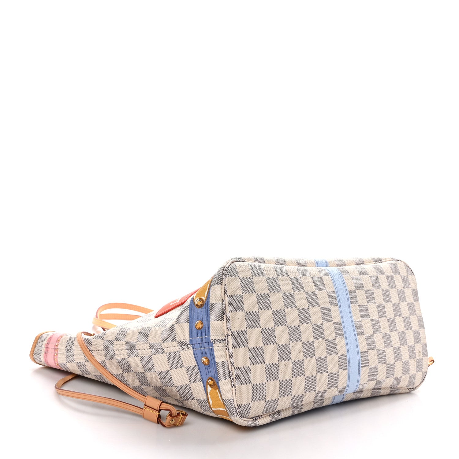 Louis Vuitton Damier Azur Summer Trunks Neo Neverfull MM 5 of 11