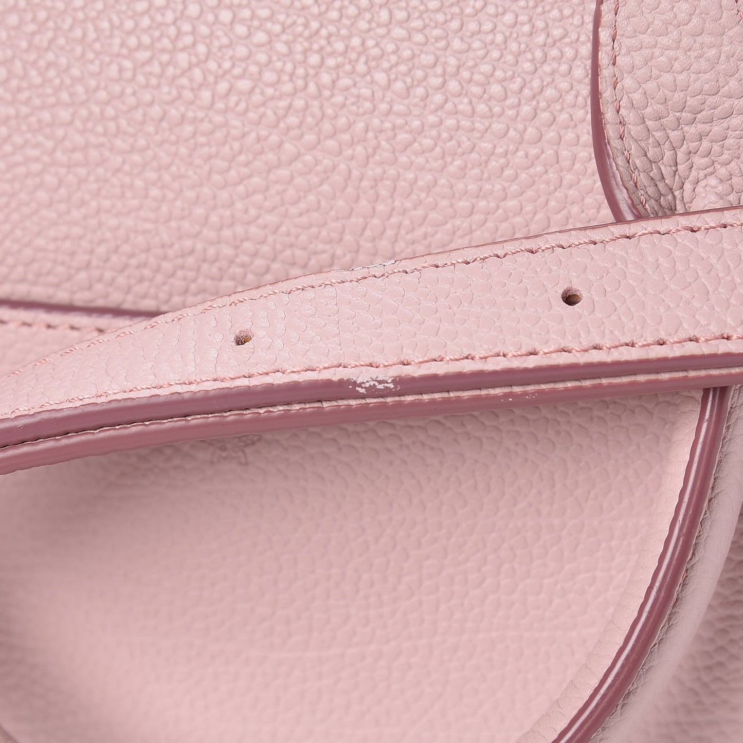 Grained Calfskin Medium Ella Boston Pale Mauve