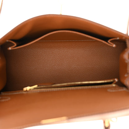 Hermes Epsom Kelly Sellier 25 Gold 5 of 11
