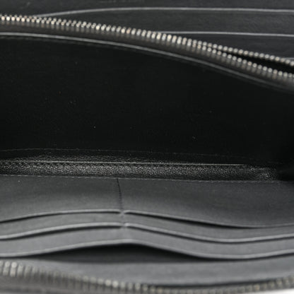 Bottega Veneta Nappa Intrecciato Zip Around Wallet Grey Multicolor 5 of 15