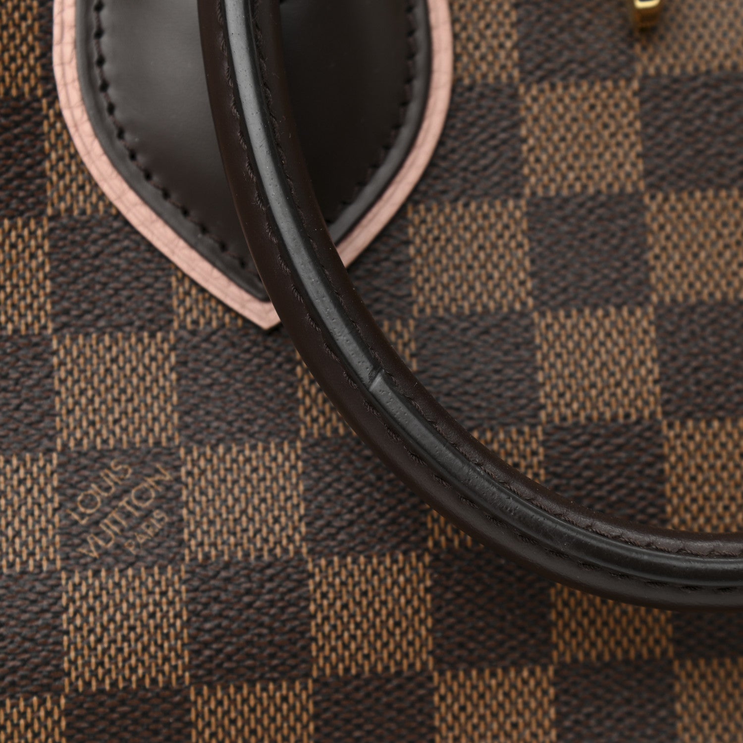 Louis Vuitton Cuir Taurillon Damier Ebene Normandy Magnolia 10 of 14