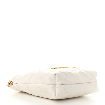 Chanel Shiny Calfskin Quilted Mini Chanel 22 White 4 of 10