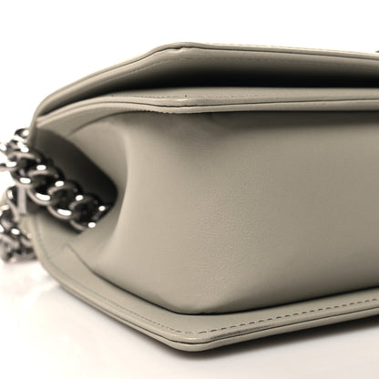 Chanel Lambskin Chevron Medium Boy Flap Grey 9 of 10