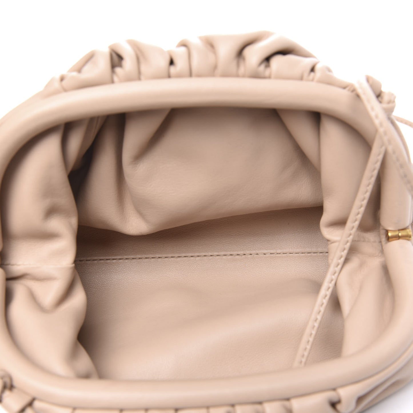 Butter Calfskin The Mini Pouch Nude