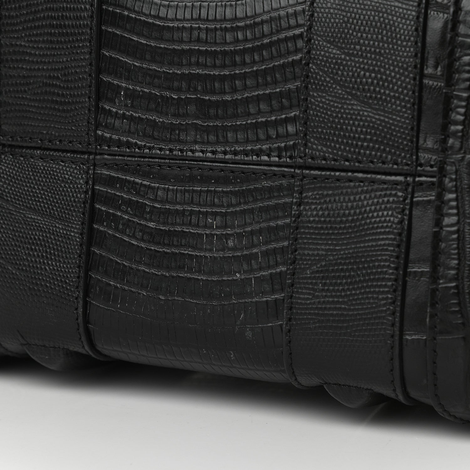 Givenchy Calfskin Crocodile Embossed Mini Lucrezia Black 6 of 11