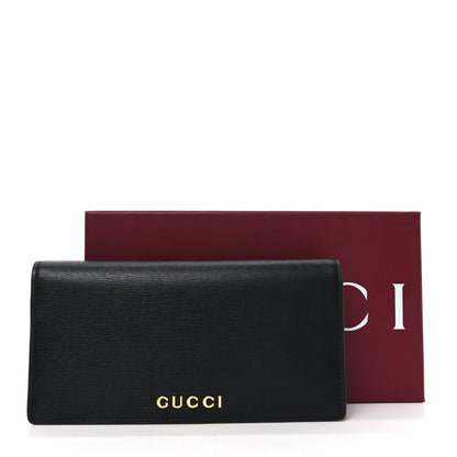Gucci New Shanghai Calfskin Continental Wallet Black 7 of 7