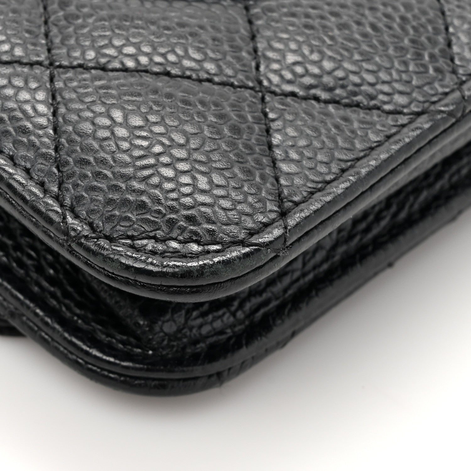 Chanel Caviar Quilted Wallet On Chain WOC Black 17 of 18