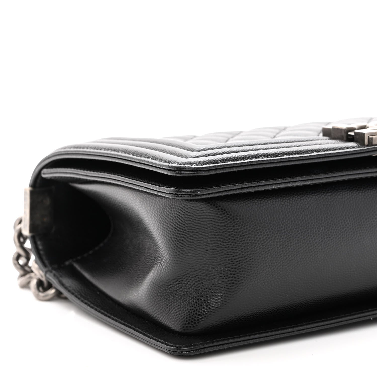 Chanel Caviar Quilted Medium Boy Flap Black 9 of 11