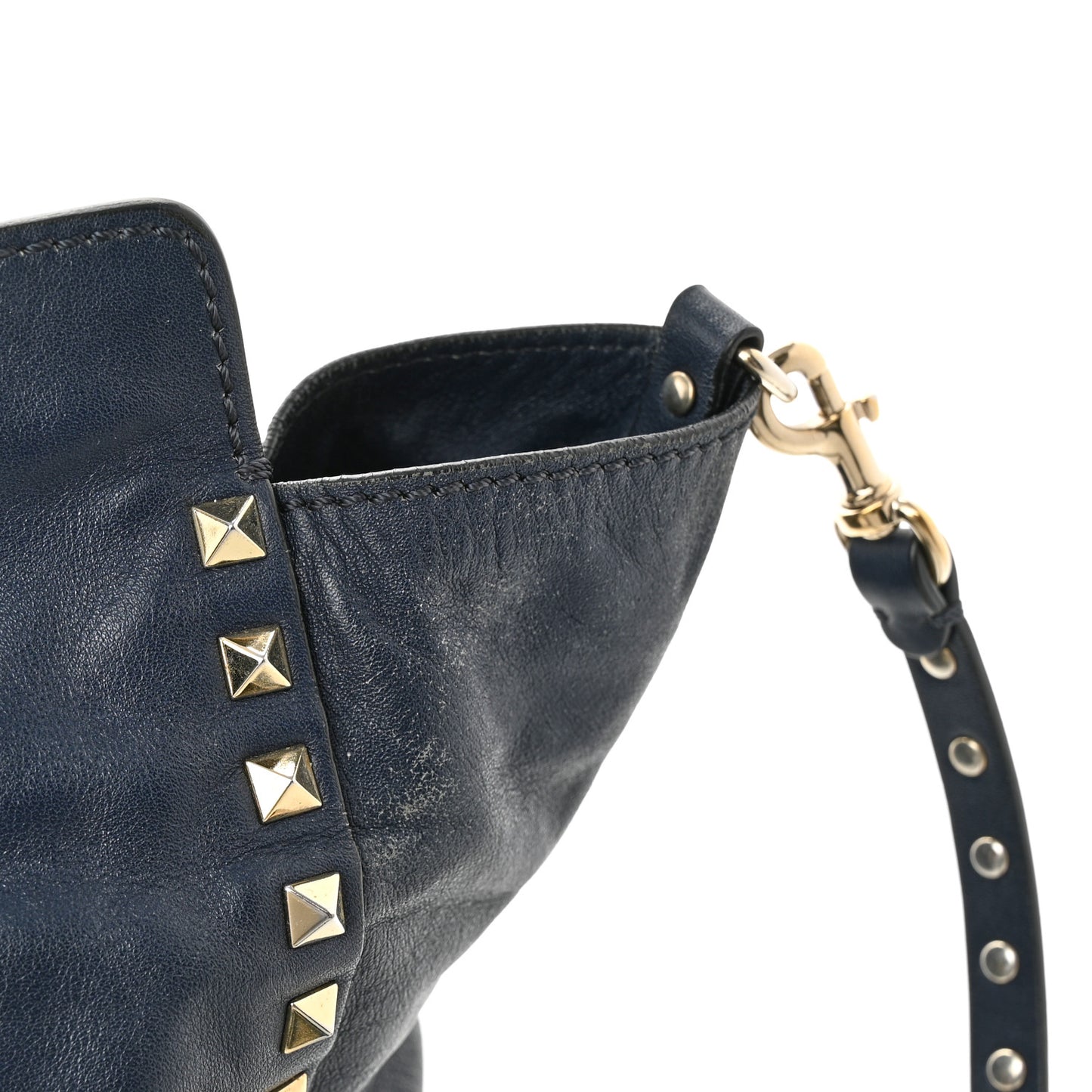 Vitello Small Rockstud Tote Marine