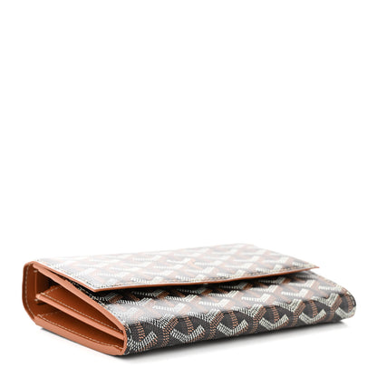 Goyard Goyardine Varenne Continental Wallet Black Gold 3 of 8