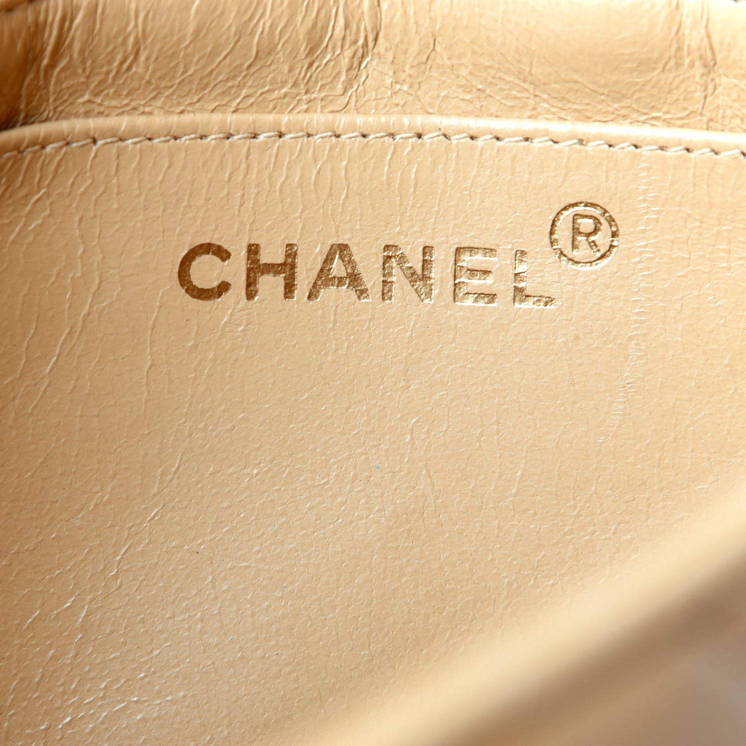 Chanel Lambskin Quilted Medium Single Flap Beige 6 of 9