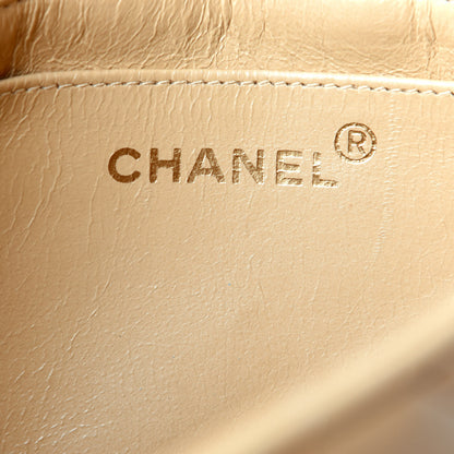 Chanel Lambskin Quilted Medium Single Flap Beige 6 of 9