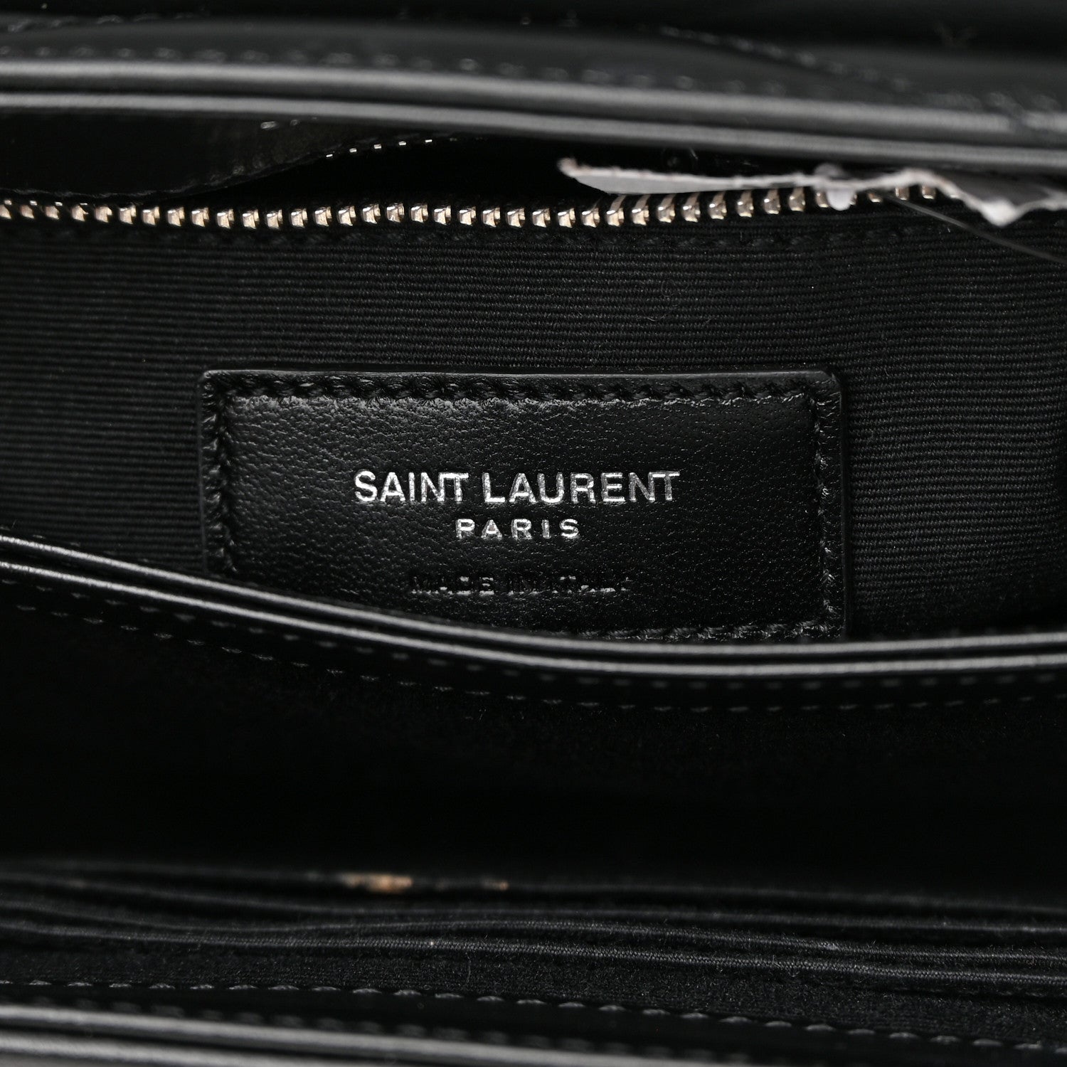 Saint Laurent Calfskin Y Quilted Monogram Toy Loulou Crossbody Bag Black 6 of 13