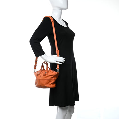 Givenchy Sugar Goatskin Micro Nightingale Orange 2 of 14