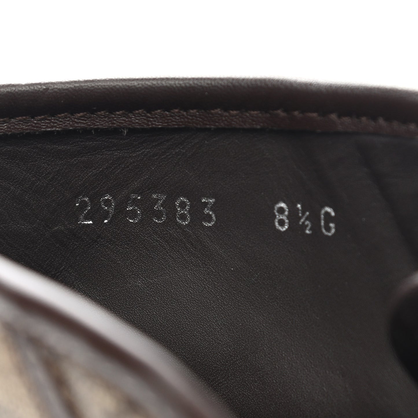 Monogram Mens High Top Sneaker 8.5 Dark Brown