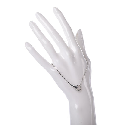 Cartier 18K White Gold Black Ceramic LOVE Bracelet 2 of 6