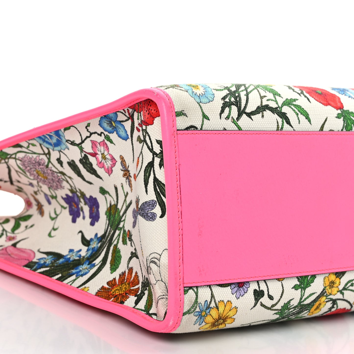 Canvas Large Flora Tote Pink Multicolor Fuchsia