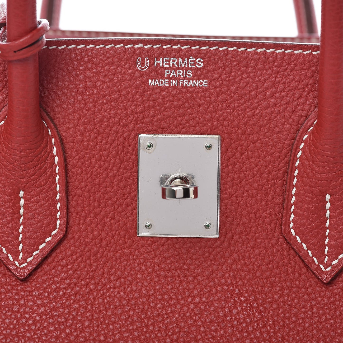 Togo Horseshoe Birkin 35 Rouge Garance