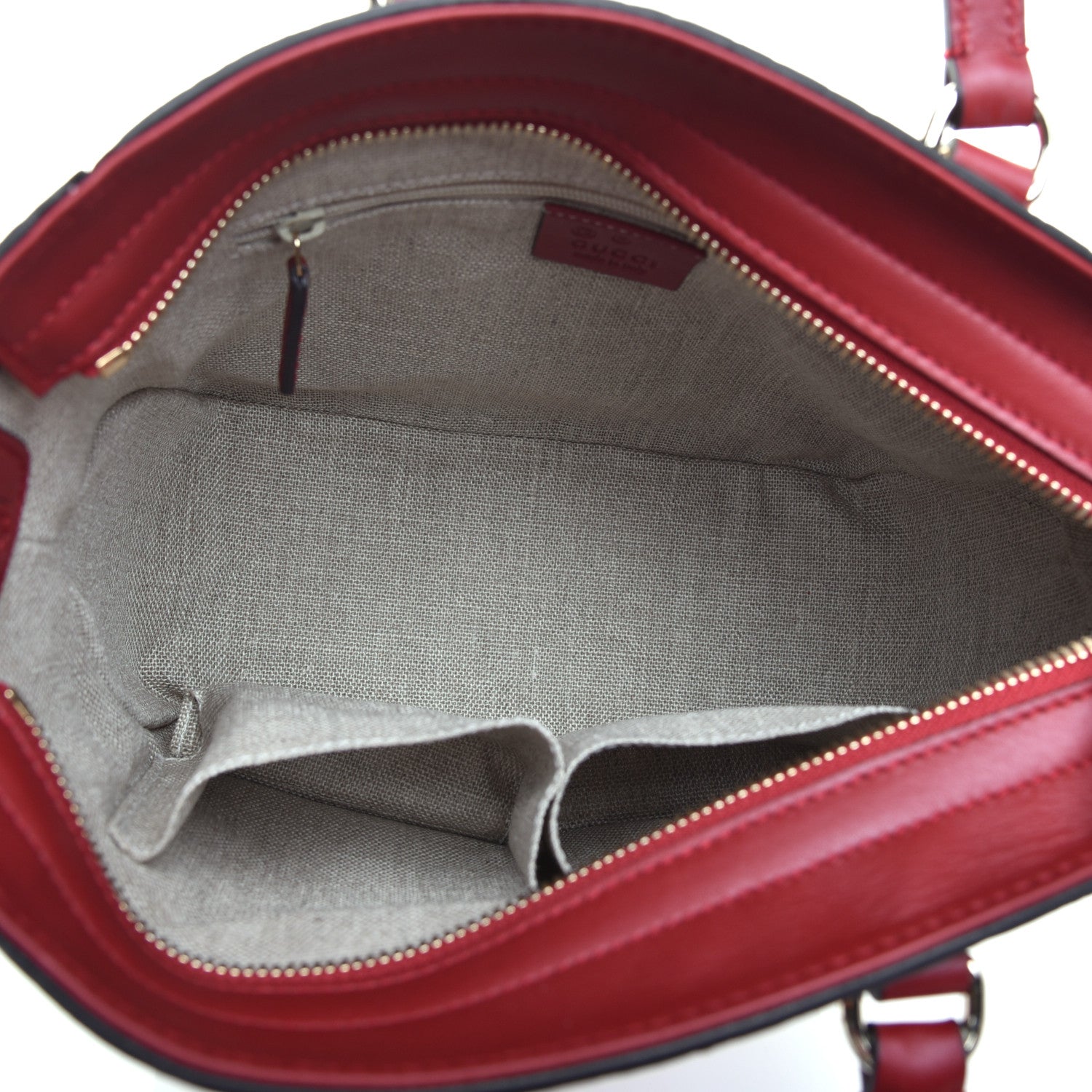 Gucci Microguccissima Small Bree Tote Red 5 of 9