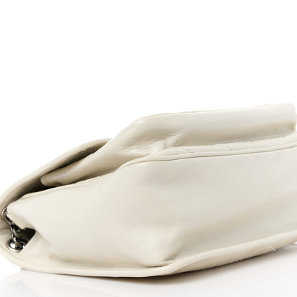 Saint Laurent Crinkled Calfskin Matelasse Monogram Medium Niki Chain Satchel Crema Soft 10 of 11