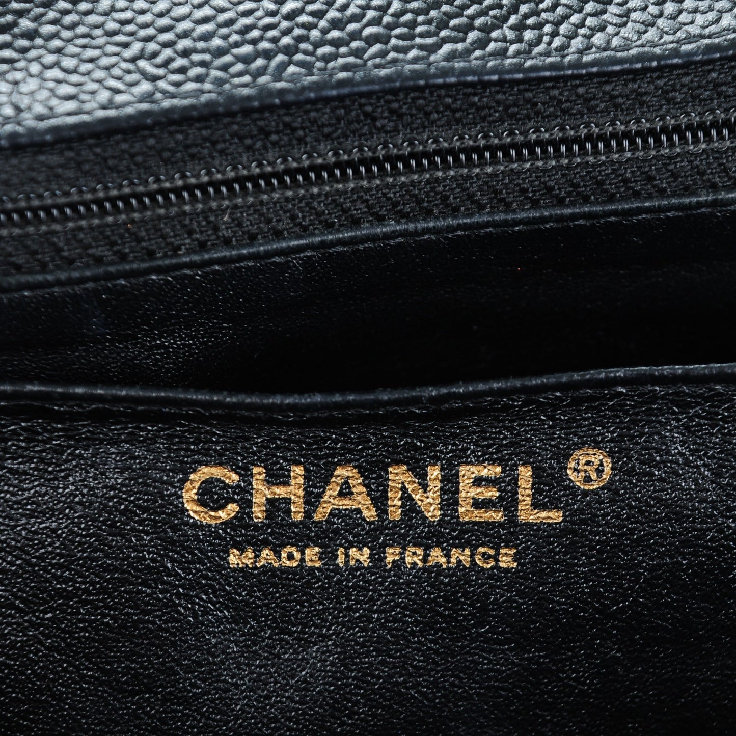 Caviar Quilted Jumbo Single Flap Black