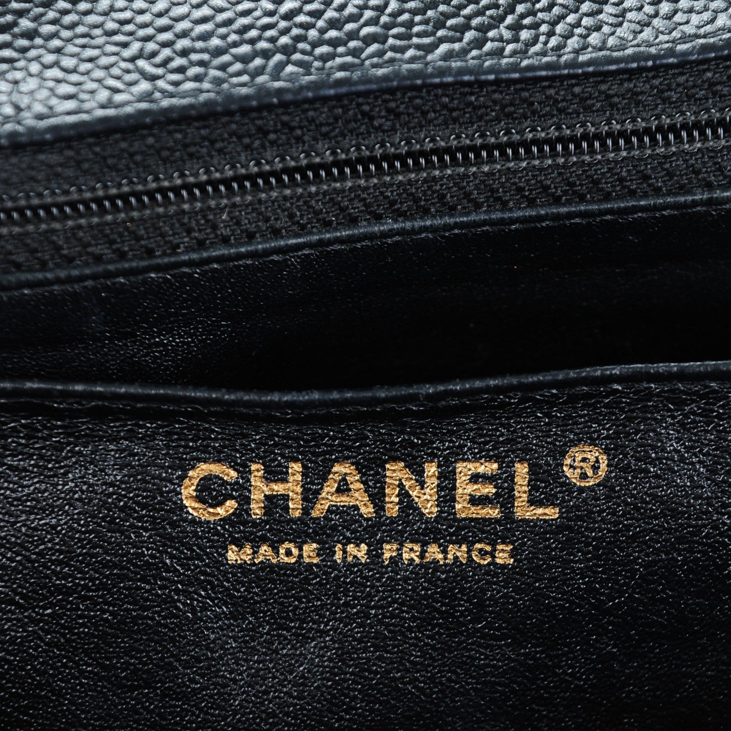 Chanel Caviar Quilted Jumbo Single Flap Black 7 of 8