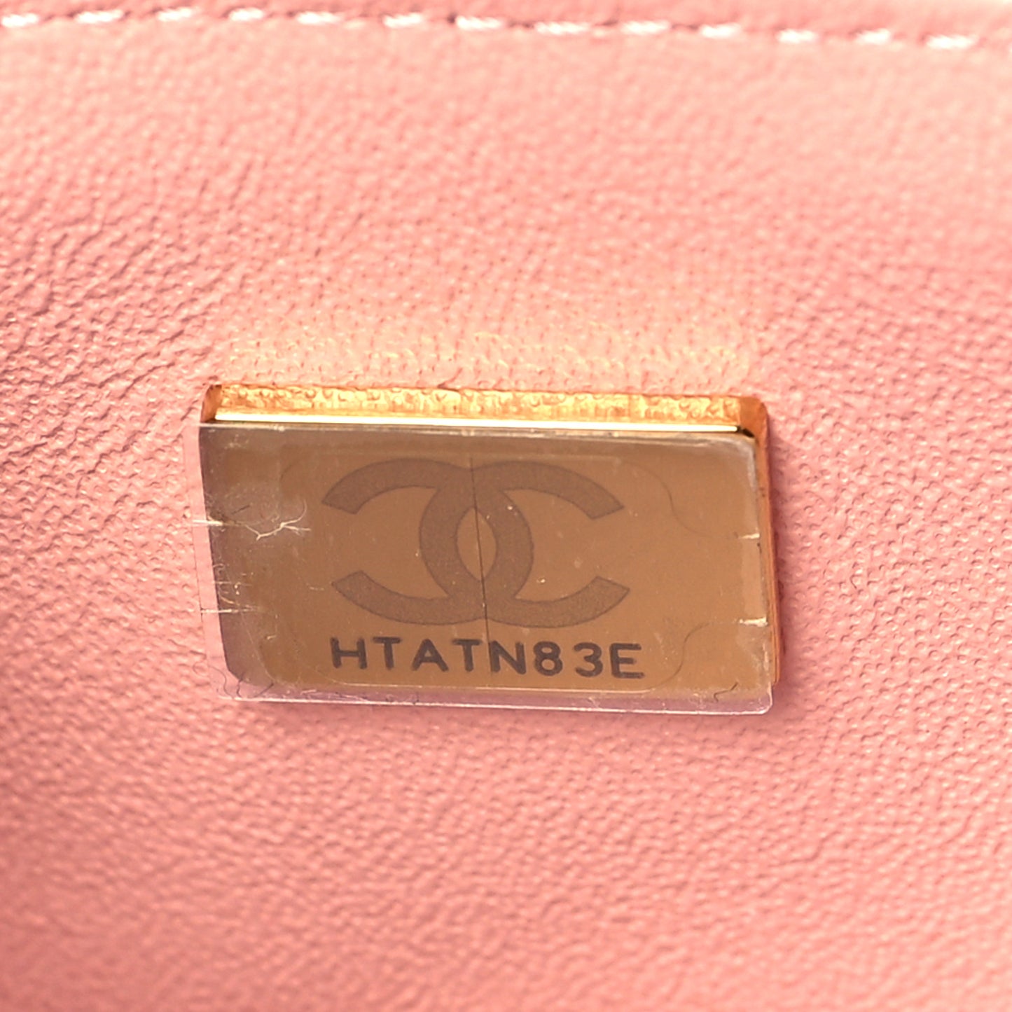 Tweed Quilted Mini Rectangular Flap Pink Black White