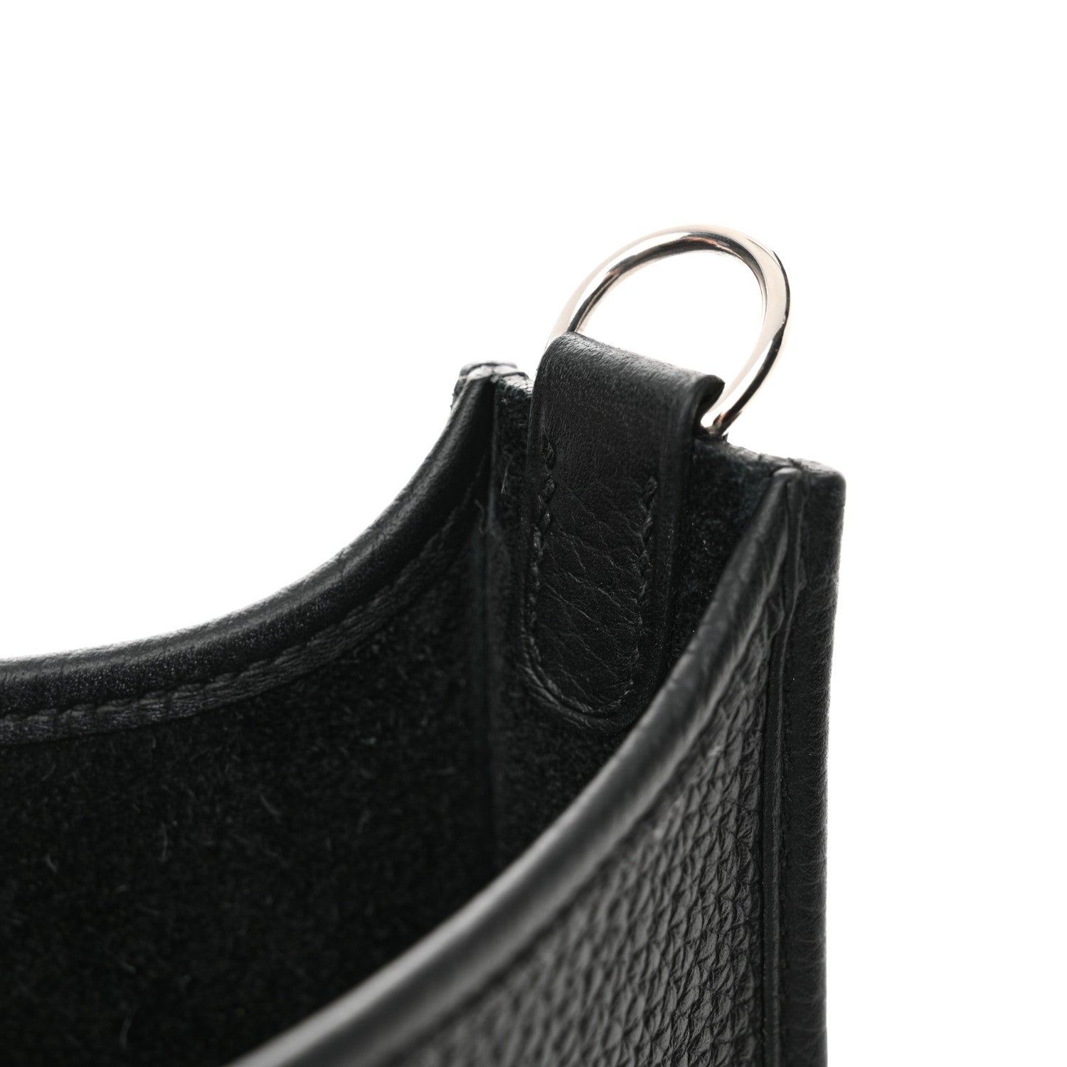 Hermes Taurillon Clemence Evelyne TPM Black 7 of 13