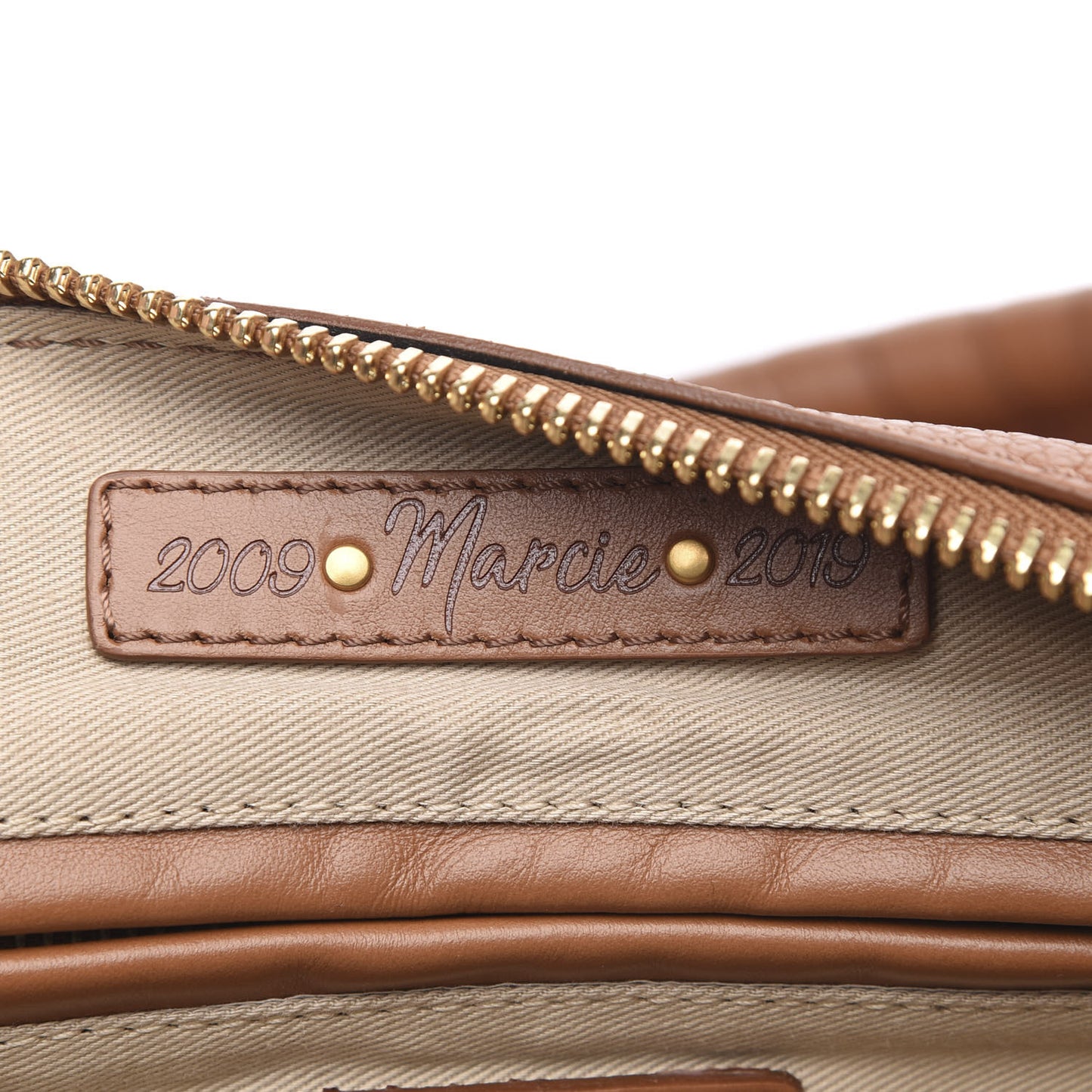 Calfskin Medium Marcie Multi Fringe Satchel Tan