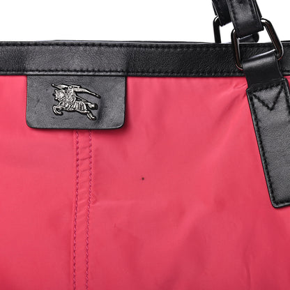 Burberry Nylon Buckleigh Packable Tote Bag Raspberry 5 of 5