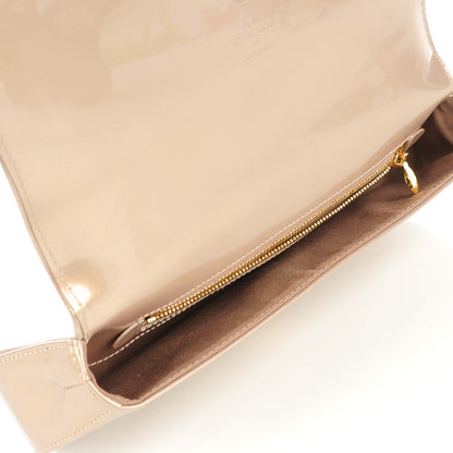 Louis Vuitton Patent Sobe Clutch Beige Poudre 6 of 8