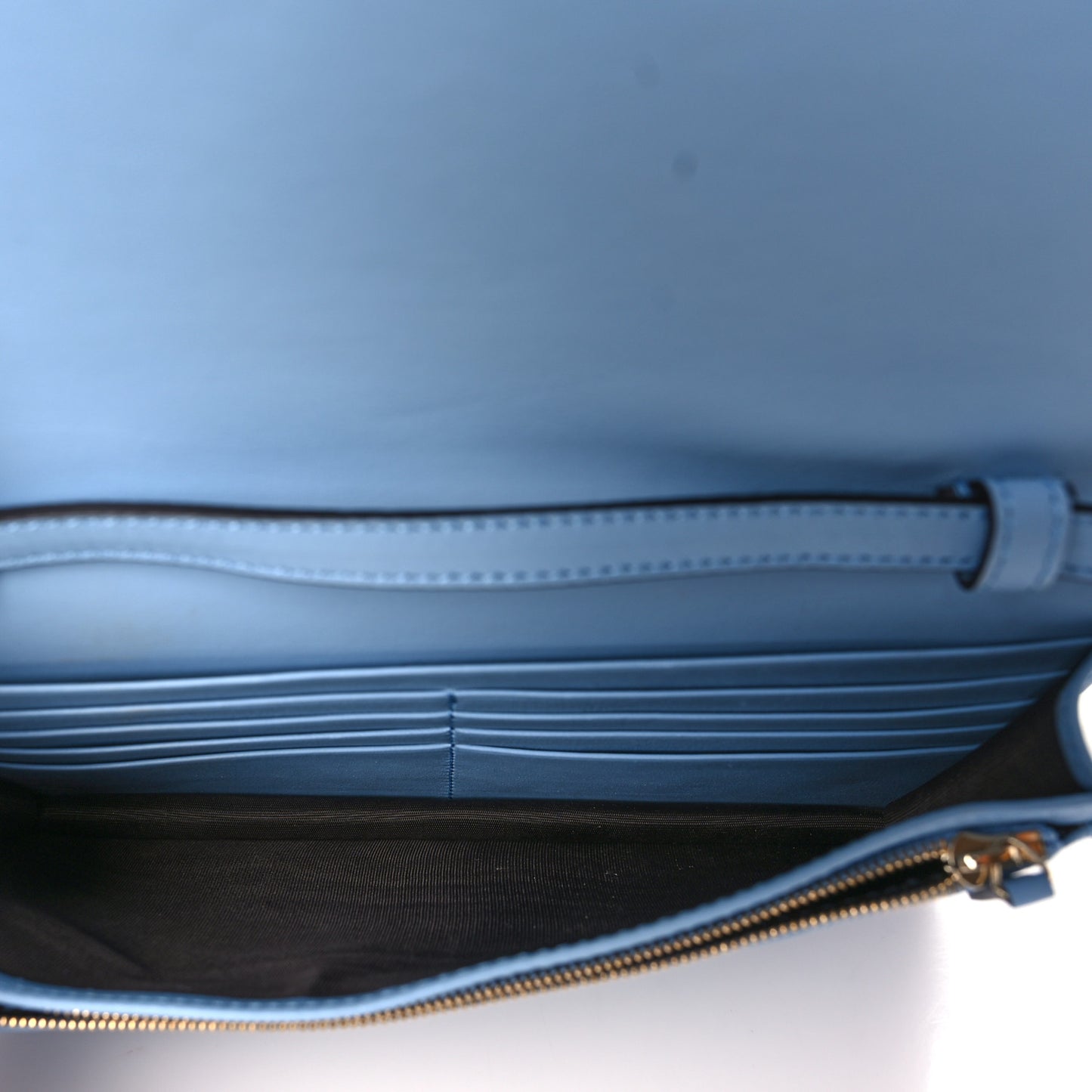 Microguccissima Crossbody Wallet Mineral Blue
