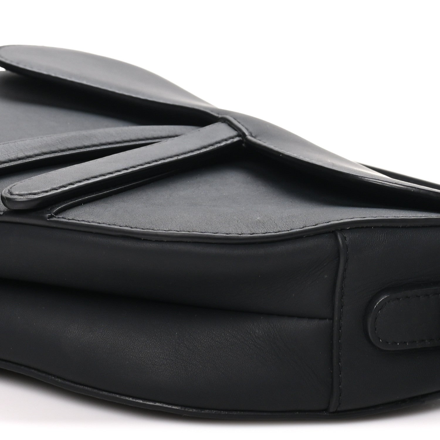 Christian Dior Ultra Matte Calfskin Saddle Bag Black 9 of 9